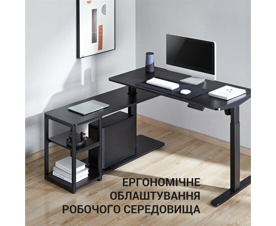 Компьютерный стол OfficePro ODE119B Black (ODE119B), изображение 11 Компьютерный стол OfficePro ODE119B Black (ODE119B), изображение 11