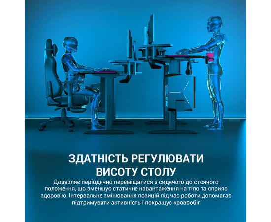 Компьютерный стол OfficePro ODE119B Black (ODE119B), изображение 12 Компьютерный стол OfficePro ODE119B Black (ODE119B), изображение 12