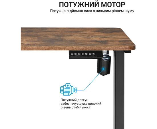 Компьютерный стол OfficePro ODE119WB Brown (ODE119WB), изображение 8