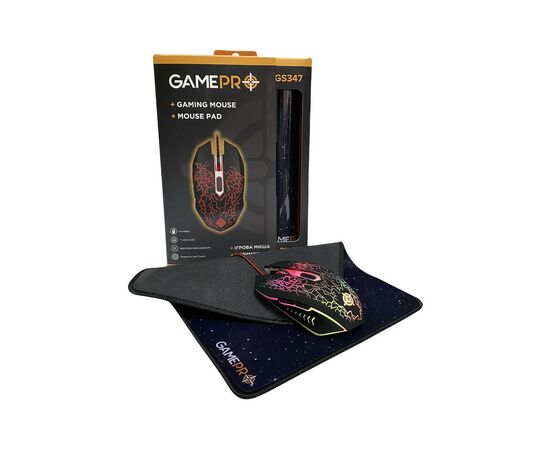 Мишка GamePro GS347 Combo 2 в 1 миша + ігрова поверхня (GS347)