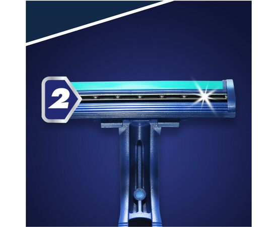Бритва Gillette одноразовая Blue 2 Plus 5 шт (3014260283254), изображение 2 Бритва Gillette одноразовая Blue 2 Plus 5 шт (3014260283254), изображение 2