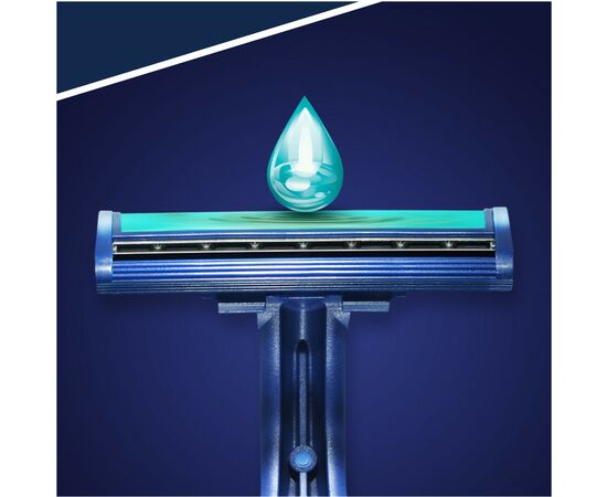 Бритва Gillette одноразовая Blue 2 Plus 5 шт (3014260283254), изображение 5 Бритва Gillette одноразовая Blue 2 Plus 5 шт (3014260283254), изображение 5