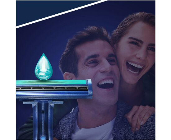 Бритва Gillette одноразовая Blue 2 Plus 5 шт (3014260283254), изображение 6 Бритва Gillette одноразовая Blue 2 Plus 5 шт (3014260283254), изображение 6