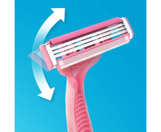 Бритва Gillette Simply Venus 3 4 шт. (7702018465675), изображение 3 Бритва Gillette Simply Venus 3 4 шт. (7702018465675), изображение 3