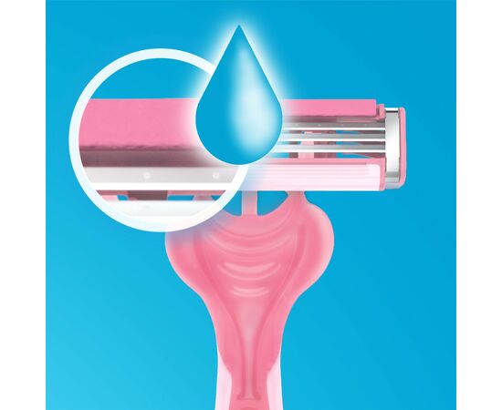 Бритва Gillette Simply Venus 3 4 шт. (7702018465675), изображение 5 Бритва Gillette Simply Venus 3 4 шт. (7702018465675), изображение 5
