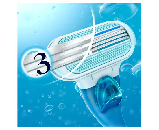 Бритва Gillette Venus Smooth станок + сменные картриджи 3 шт. (7702018469826), изображение 2 Бритва Gillette Venus Smooth станок + сменные картриджи 3 шт. (7702018469826), изображение 2