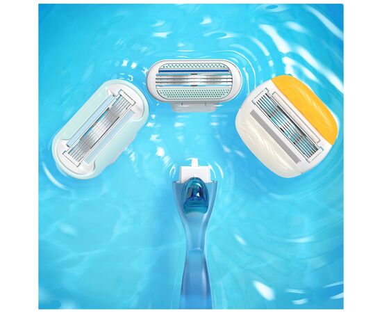 Бритва Gillette Venus Smooth станок + сменные картриджи 3 шт. (7702018469826), изображение 4 Бритва Gillette Venus Smooth станок + сменные картриджи 3 шт. (7702018469826), изображение 4