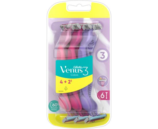 Бритва Gillette VENUS 3 (7702018426201), изображение 2 Бритва Gillette VENUS 3 (7702018426201), изображение 2