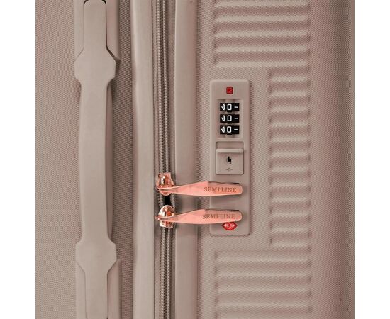 Валіза Semi Line 20" (S) Champagne (T5666-3) (DAS302650), зображення 7 Валіза Semi Line 20" (S) Champagne (T5666-3) (DAS302650), зображення 7