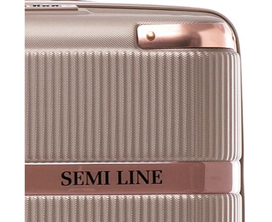 Валіза Semi Line 20" (S) Champagne (T5668-2) (DAS302658), зображення 8 Валіза Semi Line 20" (S) Champagne (T5668-2) (DAS302658), зображення 8