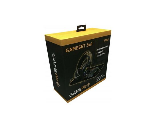 Мышка GamePro GS890 Combo 3 в 1 миша + ігрова поверхня + гарнітура (GS890), изображение 3 Мышка GamePro GS890 Combo 3 в 1 миша + ігрова поверхня + гарнітура (GS890), изображение 3