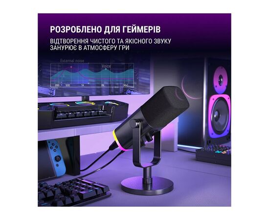 Микрофон Fifine AM8 USB Black (AM8), изображение 5 Микрофон Fifine AM8 USB Black (AM8), изображение 5