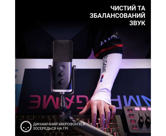 Мікрофон Fifine TAM8 USB Black (TAM8), зображення 5 Мікрофон Fifine TAM8 USB Black (TAM8), зображення 5