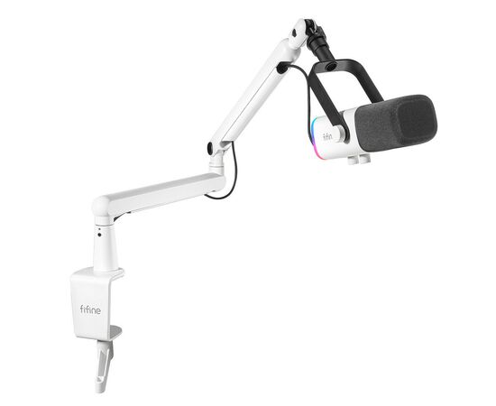 Мікрофон Fifine TAM8W USB White (TAM8W), зображення 3 Мікрофон Fifine TAM8W USB White (TAM8W), зображення 3