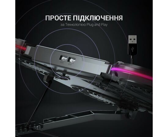 Подставка для ноутбука GamePro CP770, изображение 6 Подставка для ноутбука GamePro CP770, изображение 6