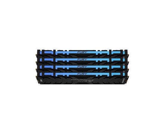 Модуль пам'яті для комп'ютера DDR4 32GB (4x8GB) 3600 MHz Renegade RGB Black Kingston Fury (ex.HyperX) (KF436C16RBAK4/32), зображення 2 Модуль пам'яті для комп'ютера DDR4 32GB (4x8GB) 3600 MHz Renegade RGB Black Kingston Fury (ex.HyperX) (KF436C16RBAK4/32), зображення 2