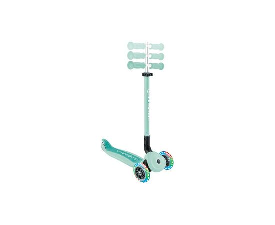 Самокат Globber Go Up Active 1+ до 20/50 кг Led мятный (744-206), изображение 3 Самокат Globber Go Up Active 1+ до 20/50 кг Led мятный (744-206), изображение 3
