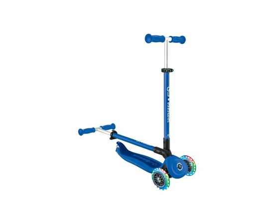 Самокат Globber Go Up Active 1+ до 20/50 кг Led синий/темно-синий (744-100), изображение 5 Самокат Globber Go Up Active 1+ до 20/50 кг Led синий/темно-синий (744-100), изображение 5