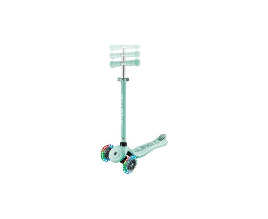 Самокат Globber Go Up Sporty Led мятно-фисташковый (452-706-4), изображение 4 Самокат Globber Go Up Sporty Led мятно-фисташковый (452-706-4), изображение 4