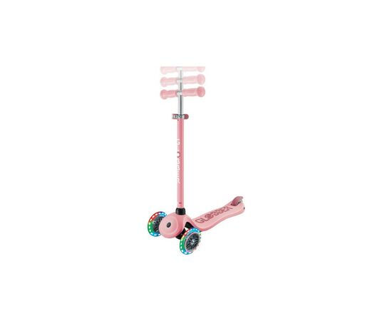 Самокат Globber Go Up Sporty Led пастельно-розовый (452-710-4), изображение 4 Самокат Globber Go Up Sporty Led пастельно-розовый (452-710-4), изображение 4