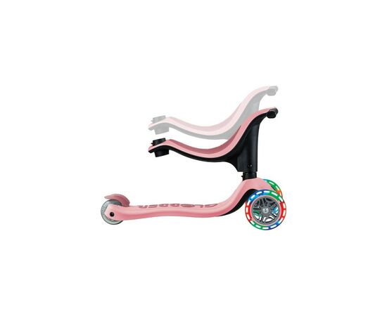 Самокат Globber Go Up Sporty Led пастельно-розовый (452-710-4), изображение 8 Самокат Globber Go Up Sporty Led пастельно-розовый (452-710-4), изображение 8