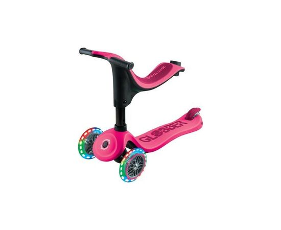 Самокат Globber Go Up Sporty Led пурпурно-розовый (452-610-4), изображение 2 Самокат Globber Go Up Sporty Led пурпурно-розовый (452-610-4), изображение 2