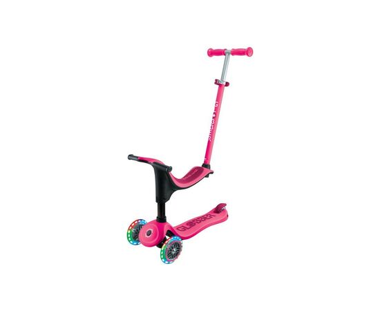 Самокат Globber Go Up Sporty Led пурпурно-розовый (452-610-4)