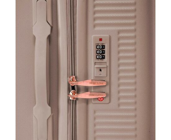 Валіза Semi Line 24" (M) Champagne (T5666-4) (DAS302651), зображення 7 Валіза Semi Line 24" (M) Champagne (T5666-4) (DAS302651), зображення 7