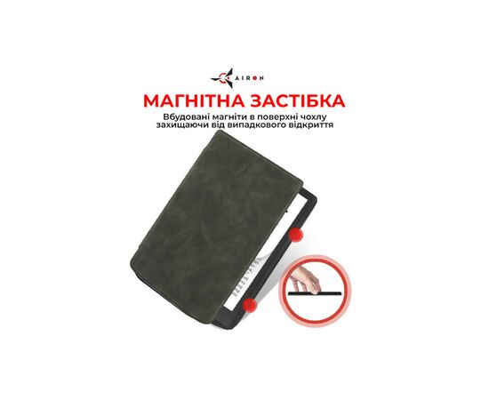 Чехол для электронной книги AirOn Premium PocketBook InkPad Color 2/InkPad 4 black (6946795850193), изображение 5