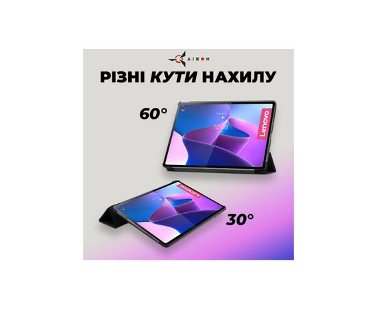 Чохол до планшета AirOn Premium Lenovo Tab P12 Pro + Film black (4822352781108), зображення 2 Чохол до планшета AirOn Premium Lenovo Tab P12 Pro + Film black (4822352781108), зображення 2
