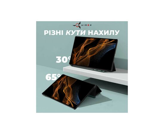 Чохол до планшета AirOn Premium Samsung Galaxy Tab S9 Ultra 14.6'' 2023 + Film black (4822352781111), зображення 3 Чохол до планшета AirOn Premium Samsung Galaxy Tab S9 Ultra 14.6'' 2023 + Film black (4822352781111), зображення 3