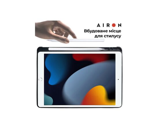 Чехол для планшета AirOn Premium iPad 10.2" 2019/2020/2021 7/8/9th Gen та Air 3 + Keyboard (4822352781112), изображение 5 Чехол для планшета AirOn Premium iPad 10.2" 2019/2020/2021 7/8/9th Gen та Air 3 + Keyboard (4822352781112), изображение 5