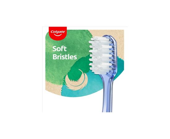 Зубная щетка Colgate RecyClean для глубокой чистки из переработанного пластика (8718951379473), изображение 3 Зубная щетка Colgate RecyClean для глубокой чистки из переработанного пластика (8718951379473), изображение 3