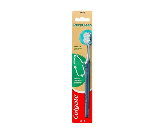 Зубная щетка Colgate RecyClean для глубокой чистки из переработанного пластика (8718951379473)