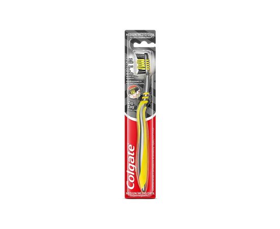 Зубная щетка Colgate Зиг Заг Древесный уголь Желтая (2170000000114)