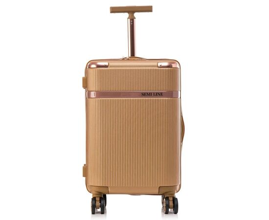 Чемодан Semi Line 20" (S) Gold (T5667-2) (DAS302654), изображение 2 Чемодан Semi Line 20" (S) Gold (T5667-2) (DAS302654), изображение 2