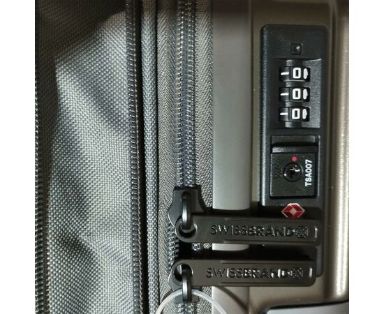Чемодан Swissbrand Hazel (S) Charcoal (SWB LHHAZ174S) (DAS302530), изображение 7 Чемодан Swissbrand Hazel (S) Charcoal (SWB LHHAZ174S) (DAS302530), изображение 7