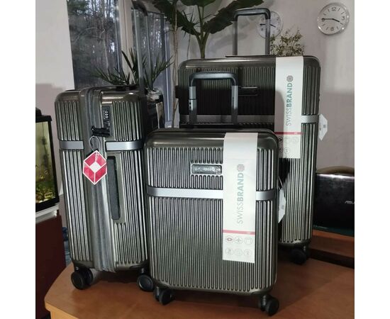 Чемодан Swissbrand Hazel (S) Charcoal (SWB LHHAZ174S) (DAS302530), изображение 8 Чемодан Swissbrand Hazel (S) Charcoal (SWB LHHAZ174S) (DAS302530), изображение 8