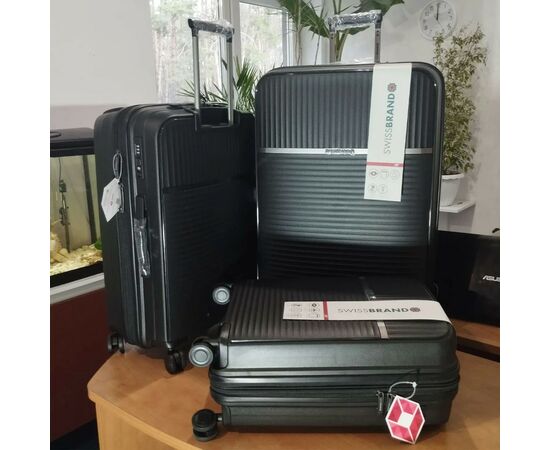 Чемодан Swissbrand Malden (S) Black (SWB_LHMAL001S) (DAS302533), изображение 2 Чемодан Swissbrand Malden (S) Black (SWB_LHMAL001S) (DAS302533), изображение 2