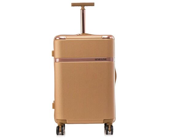Чемодан Semi Line 24" (M) Gold (T5667-3) (DAS302655), изображение 2 Чемодан Semi Line 24" (M) Gold (T5667-3) (DAS302655), изображение 2