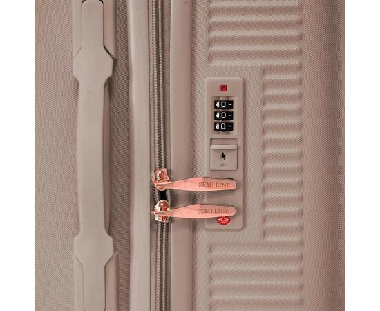 Валіза Semi Line 28" (L) Champagne (T5666-5) (DAS302652), зображення 7 Валіза Semi Line 28" (L) Champagne (T5666-5) (DAS302652), зображення 7