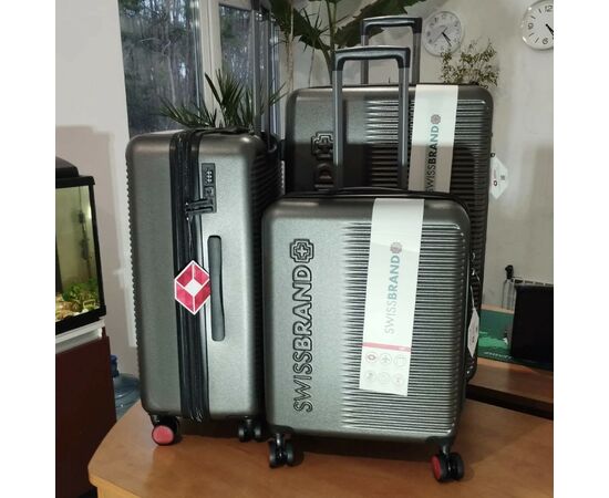 Чемодан Swissbrand Enstone (M) Grey (SWB_LHENS801M) (DAS302522), изображение 2 Чемодан Swissbrand Enstone (M) Grey (SWB_LHENS801M) (DAS302522), изображение 2