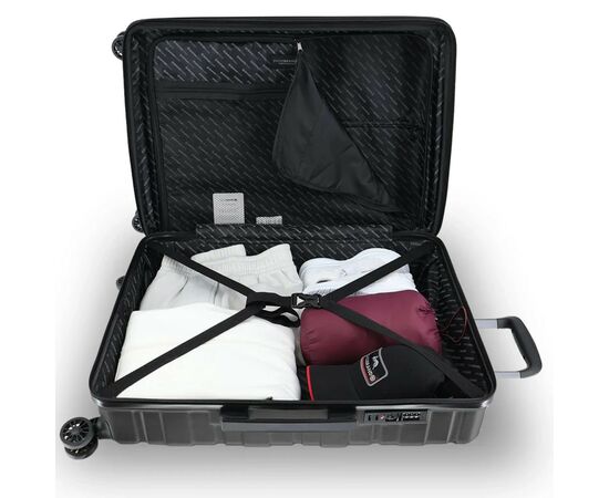 Чемодан Swissbrand Freya (M) Charcoal (SWB_LHFRE174M) (DAS302528), изображение 3 Чемодан Swissbrand Freya (M) Charcoal (SWB_LHFRE174M) (DAS302528), изображение 3