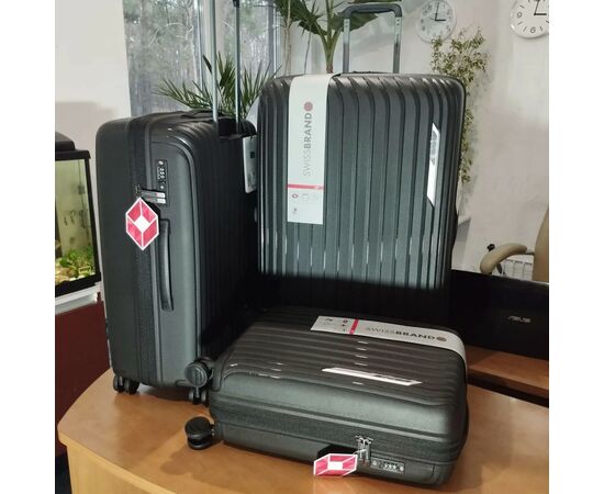Чемодан Swissbrand Narberth (M) Black (SWB_LHNAR001M) (DAS302541), изображение 2 Чемодан Swissbrand Narberth (M) Black (SWB_LHNAR001M) (DAS302541), изображение 2