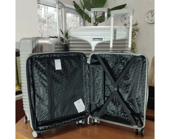 Чемодан Swissbrand Rome (M) Silver (SWB_LHROM002M) (DAS302558), изображение 3 Чемодан Swissbrand Rome (M) Silver (SWB_LHROM002M) (DAS302558), изображение 3