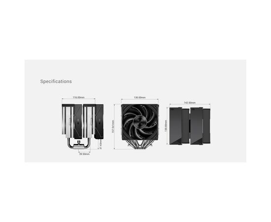 Кулер для процессора PcCooler RZ620, изображение 12 Кулер для процессора PcCooler RZ620, изображение 12