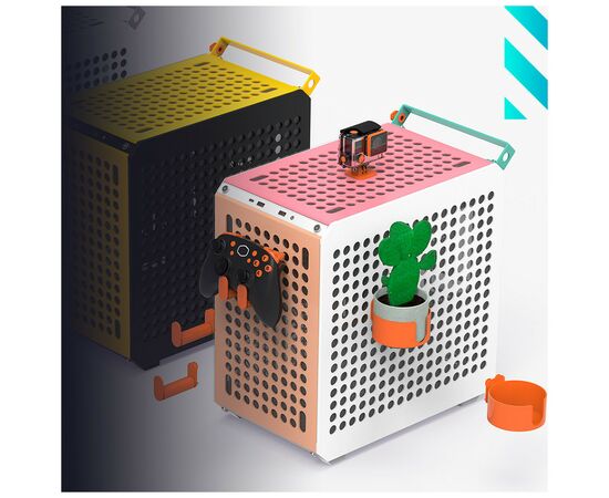 Корпус CoolerMaster CASE MIDITOWER EATX W/O PSU/Q500-DGNN-S00 COOLER MASTER (QUBE 500 Flatpack Macaron Edition), изображение 8 Корпус CoolerMaster CASE MIDITOWER EATX W/O PSU/Q500-DGNN-S00 COOLER MASTER (QUBE 500 Flatpack Macaron Edition), изображение 8