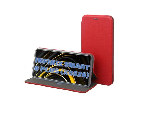 Чохол до мобільного телефона BeCover Exclusive Infinix Smart 8 Plus (X6526) Burgundy Red (711261)