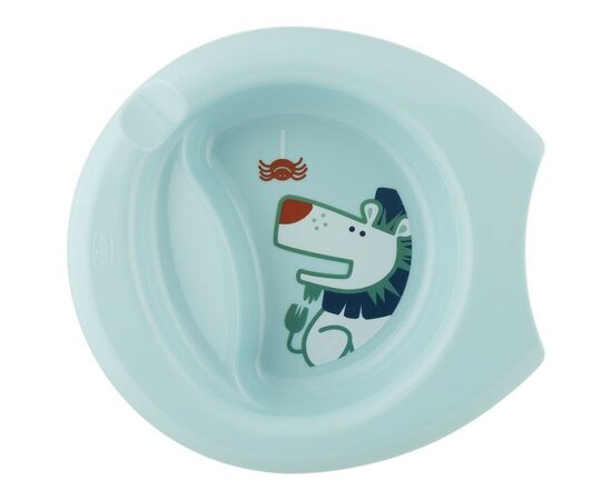 Набор детской посуды Chicco тарелка Easy Feeding Plate 6м+ Голубой (16001.20)