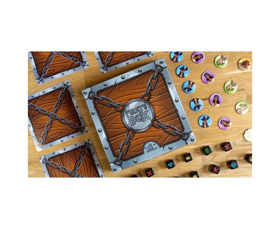Настольная игра Blue Orange Pirate Box (Пиратский Сундук, Многоязычный) (3664824001314), изображение 3 Настольная игра Blue Orange Pirate Box (Пиратский Сундук, Многоязычный) (3664824001314), изображение 3
